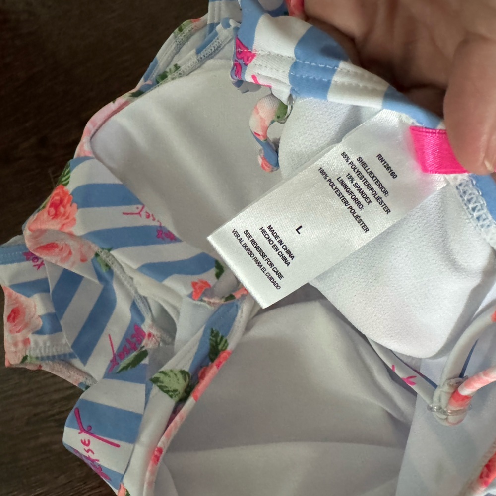 Betsey Johnson Ruffle Flower Swimsuit - Picture 3 of 6